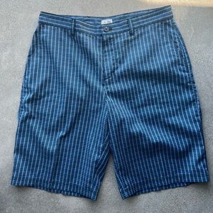 Adidas Blue Plaid Golf Shorts Chino size 34